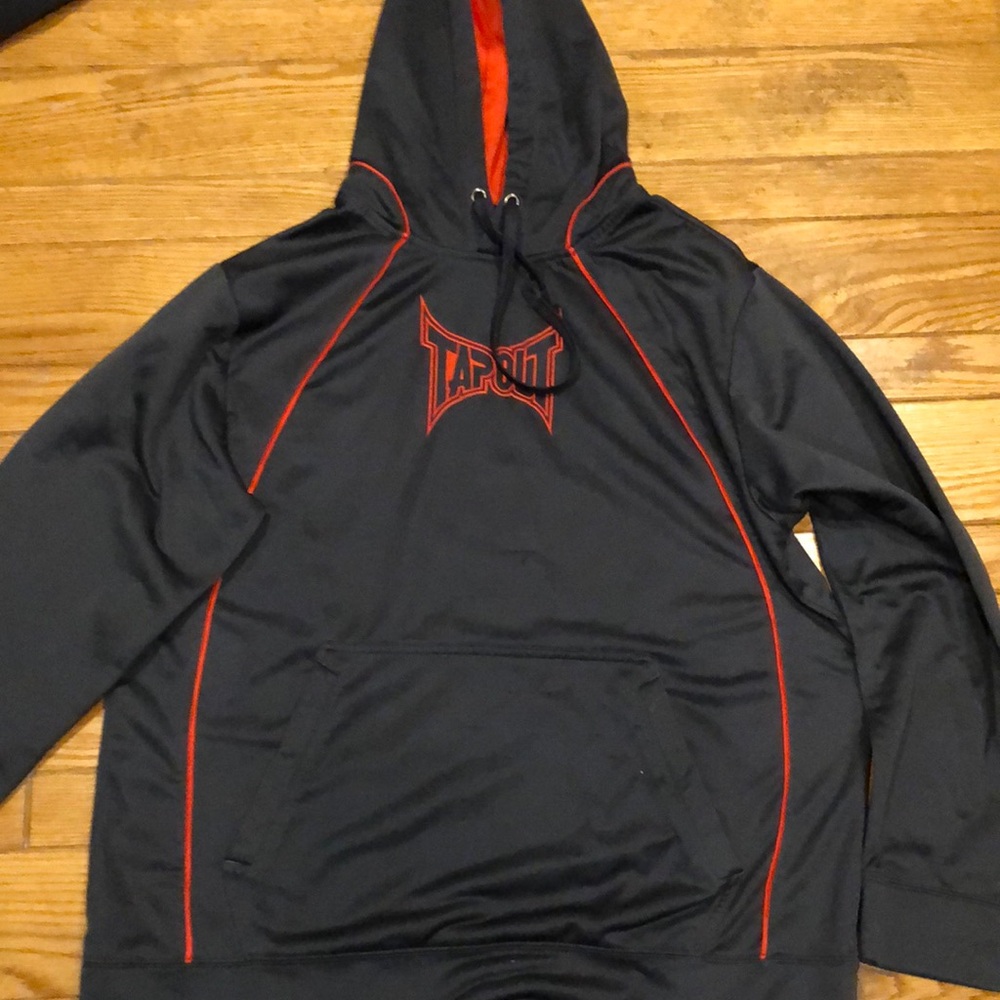 Tapout Black and Red Hoodie
